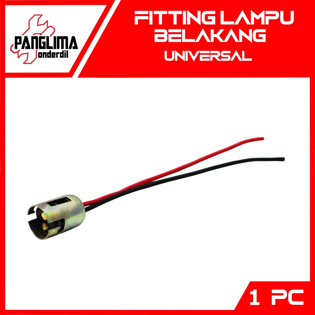 Fitting Lampu Belakang Universal-Untuk Semua Jenis Motor Fiting Soket Lampu-Bohlam-Stop Lamp