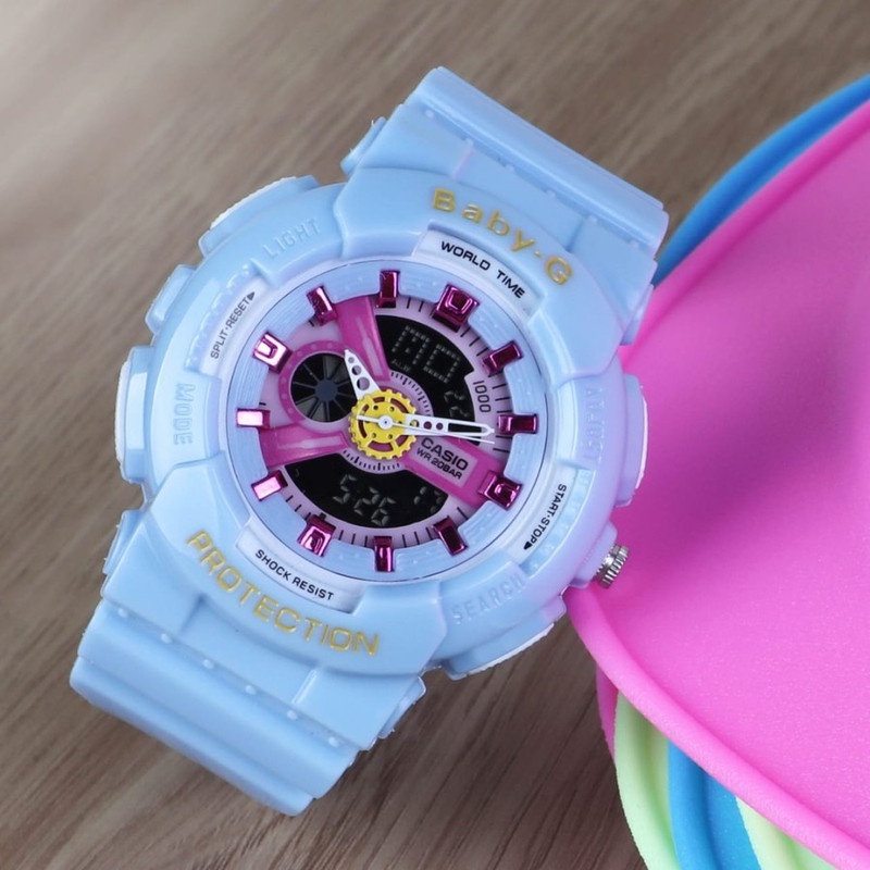Jam tangan wanita Women's Watch Gshock Baby-G BGA110 Jam Tangan Sport Fashion Wanita