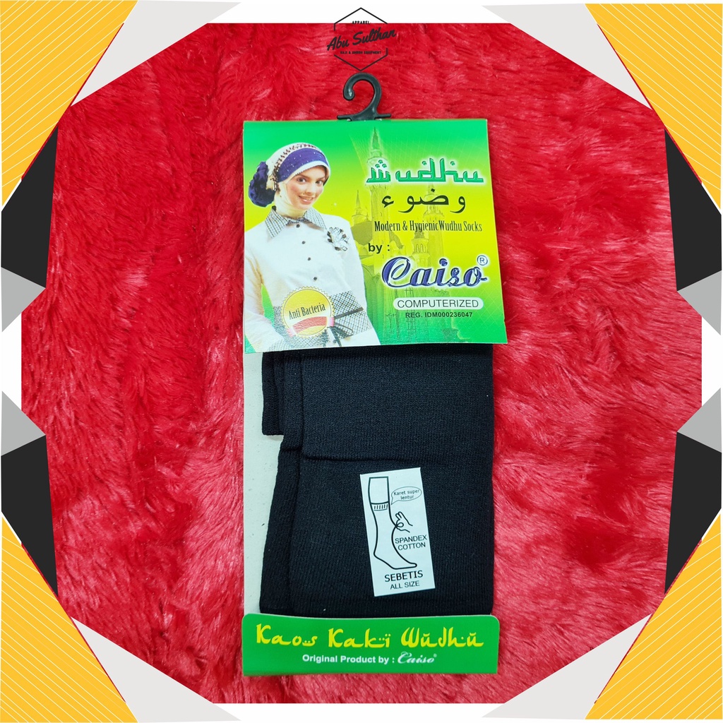 Kaos Kaki Wudhu Muslimah Caiso Cream Putih Hitam Polos Kaos Kaki Wanita Soka