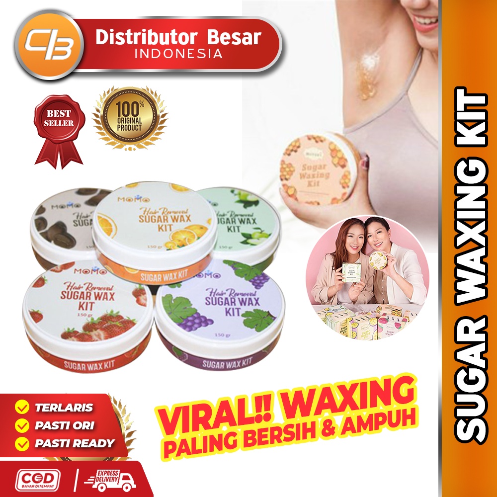 DBI - Sugar Wax Waxing Kit Penghilang Bulu Rambut Bulu Ketiak Bulu Kaki Tangan Permanen WARNA RANDOM