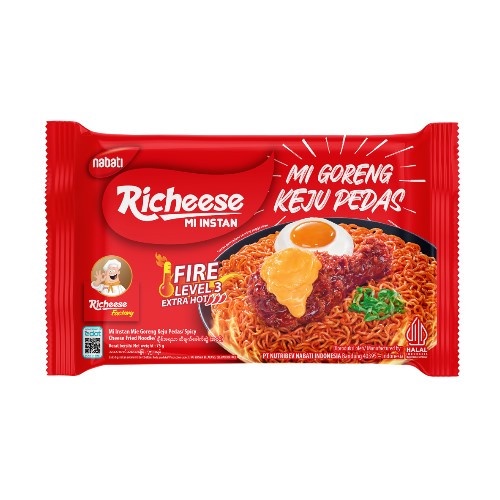 

Richeese Mie Goreng Keju Pedas Level 3