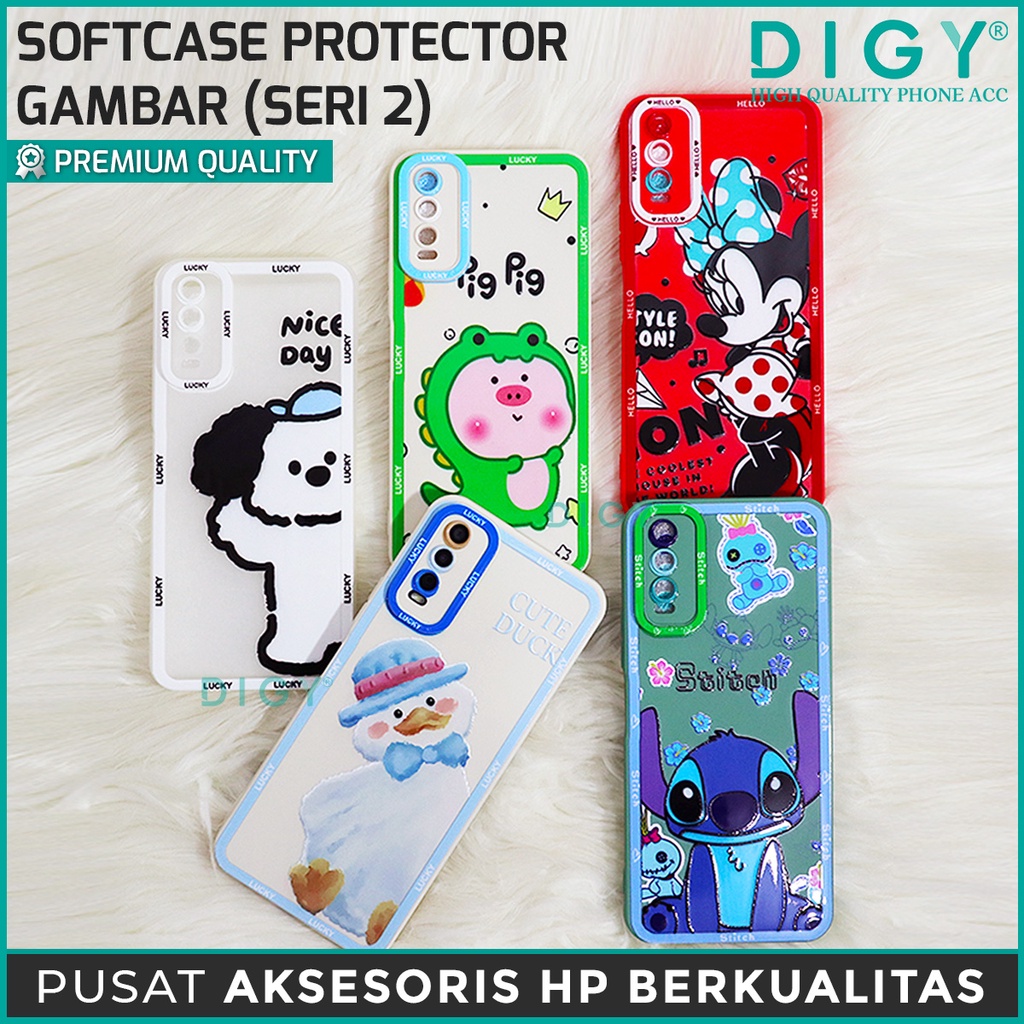 Softcase Protector Gambar OPPO A11K/A5S/A7  A16  A3S/A5  NARZO 50A  (Ada pelindung kamera)