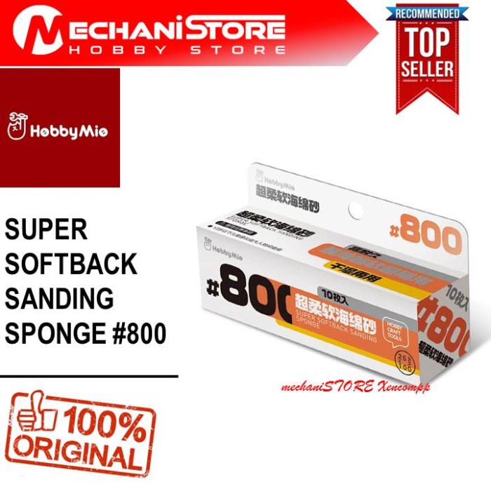 HOBBY MIO SUPER SOFTBACK SANDING SPONGE 800 - AMPLAS GUNDAM MG HG RG