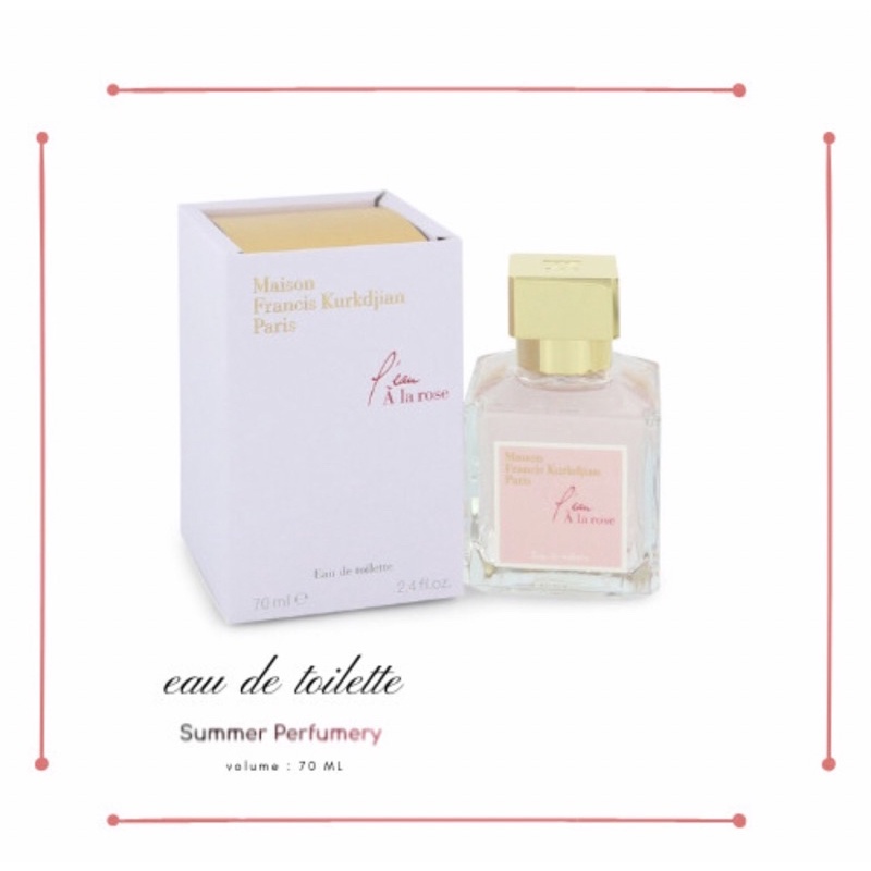 Parfum Original - L'eau A la Rose EDP 70 ML