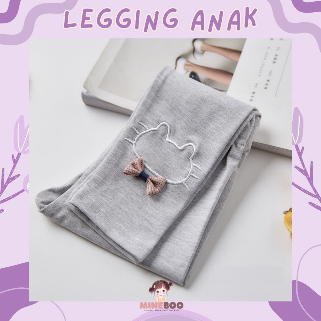 mineboo PUSSCAT legging anak perempuan motif kitty