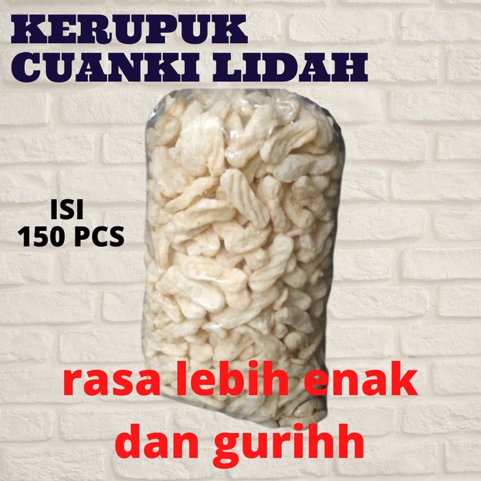 

NEW Cuanki Lidah Kerupuk Cuanky Topping Baso Aci Seblak isi 150 Pcs