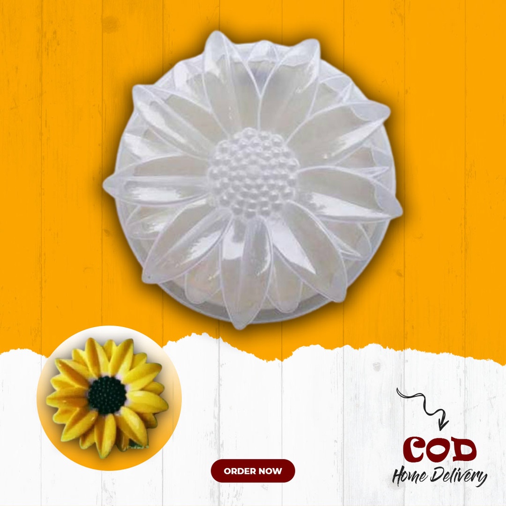 [JUMBO] Loyang Cetakan Puding Agar Agar Kue Bolu Kukus Pudding Ager Plastik Karakter Bunga Unik