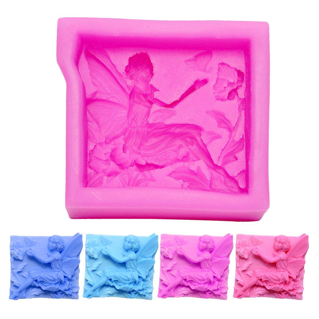 Cetakan Non/ -Stick Silicone Fondant Mold Tahan Panas/ Mould Baking Tray Kitchen DIY Tool Warna Random