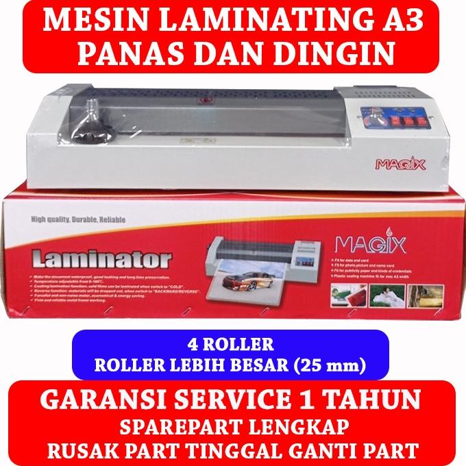 

Mesin Laminating A3 / Alat Laminator Laminasi Magix / Laminasi ID Card