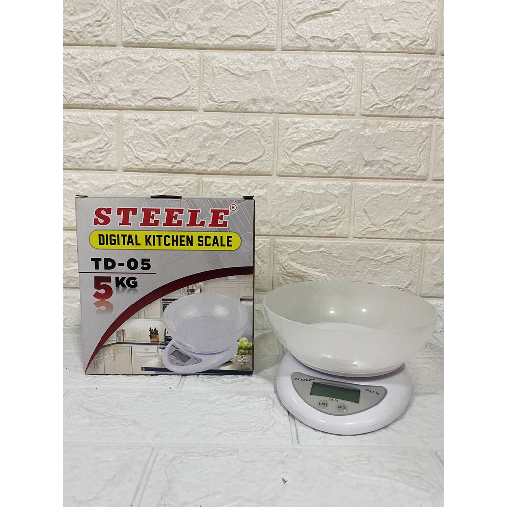 Steele Digital Kitchen Scale TD-05 5kg