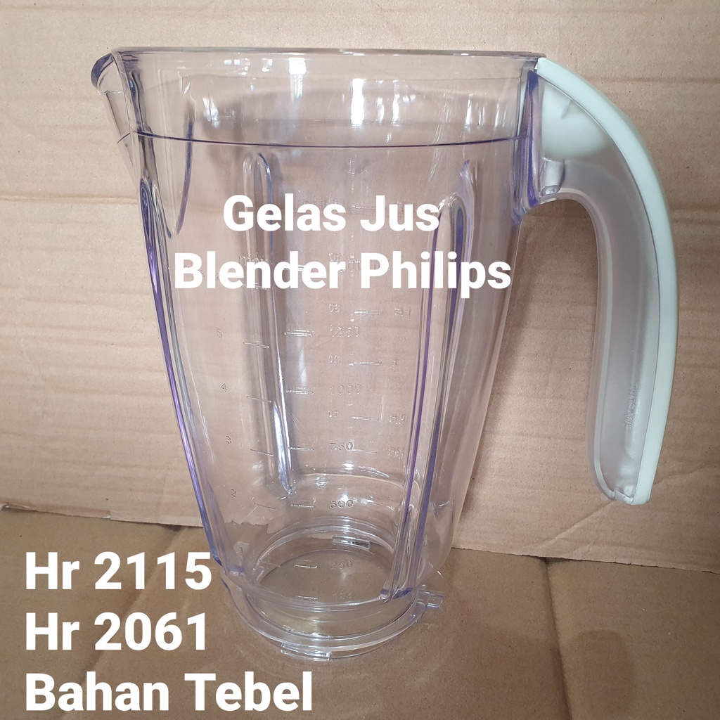 Set Jar Blender Philips HR 2115,2116,2061,2071 Plastik