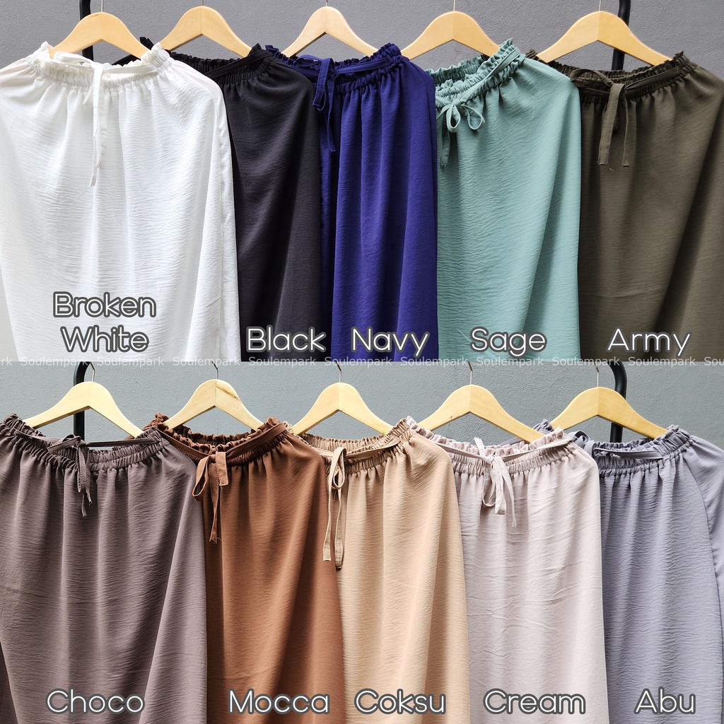 ROK CRINKLE AIR FLOW / DAILY ROK / ROK NYAMAN / ROK MURAH / ROK TALI