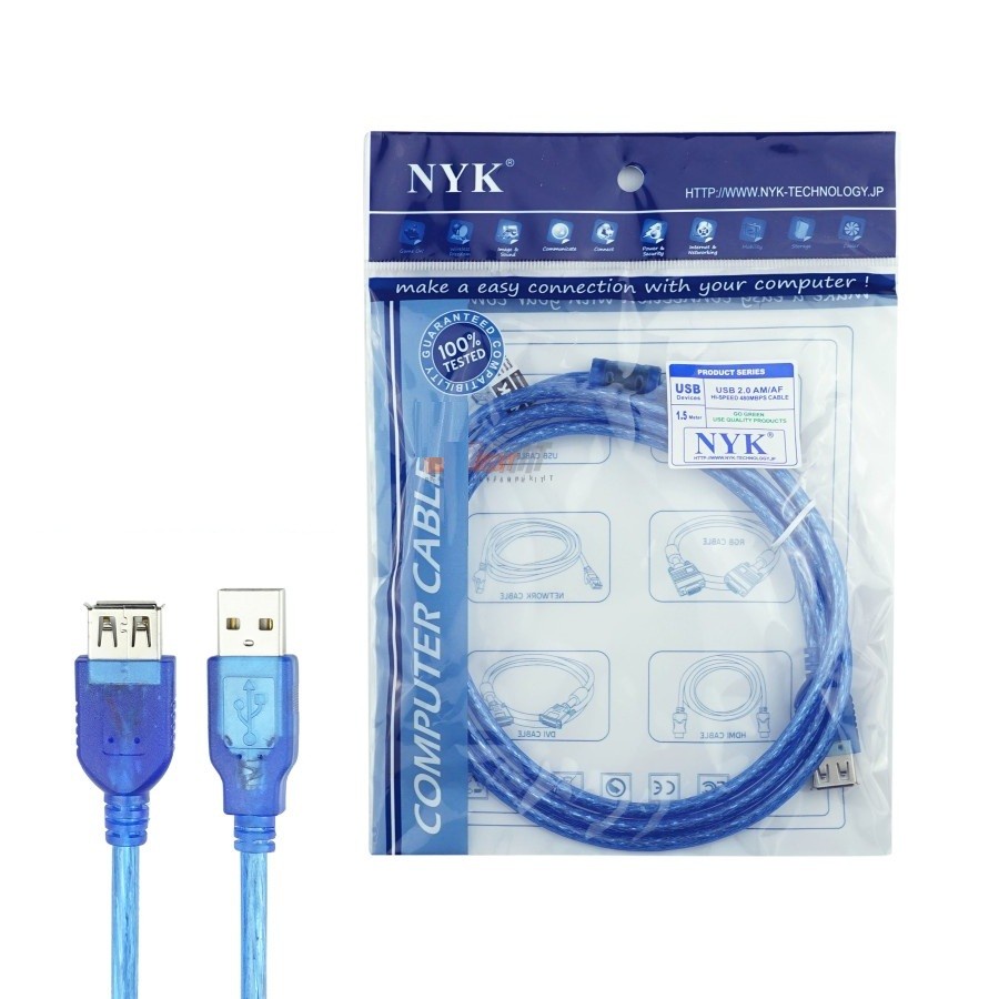 Kabel USB Male to USB Female