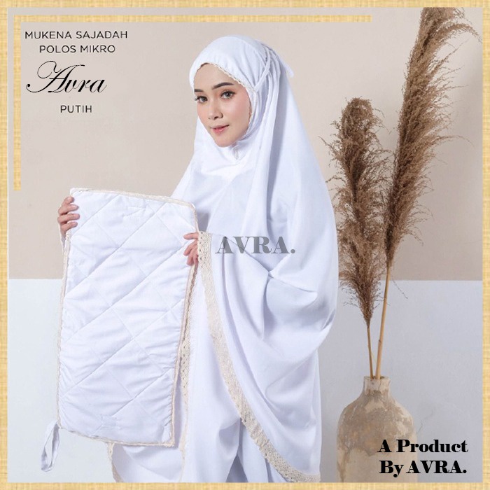 Mukena Dewasa Polos 2in1 Sajadah Mukenah Remaja Kekinian Bahan Katun Mikro Premium