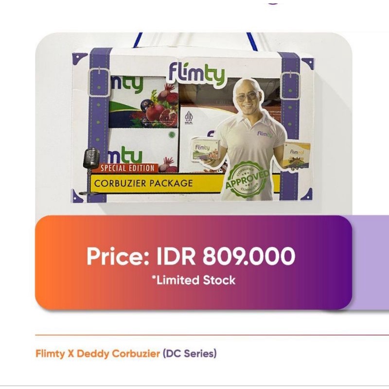 PAKET DEDDY CORBUZIER SERIES FLIMTY FLIMEAL