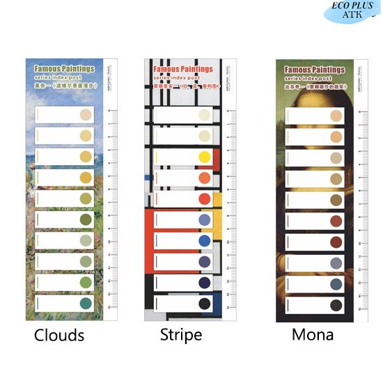 150Lembar Sticky Note Index Post Series Ruler Pembatas Catatan Peralatan Sekolah Kantor