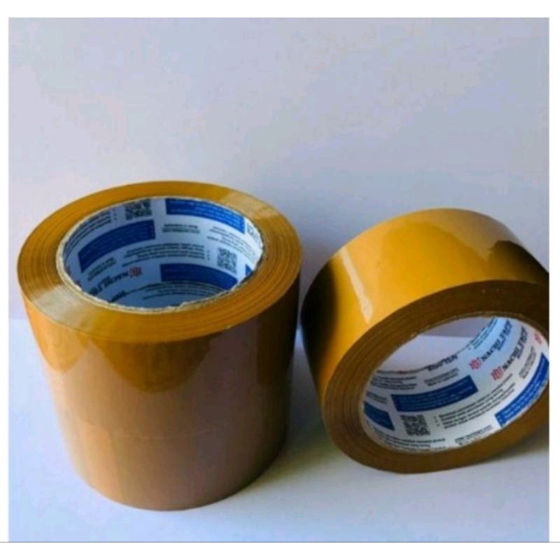 

LAKBAN NACHI Isolasi 48mm x100 yard Isolasi Bening dan coklat NACHI