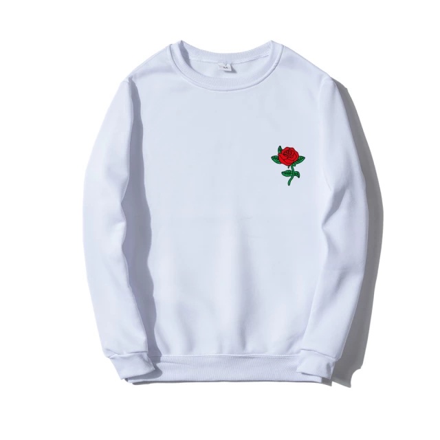 Flower Sweater Crewneck II Flower Basic Sweater II Sweatshirt  M - XL ( Pria &amp; Wanita / Anak &amp; Dewasa )