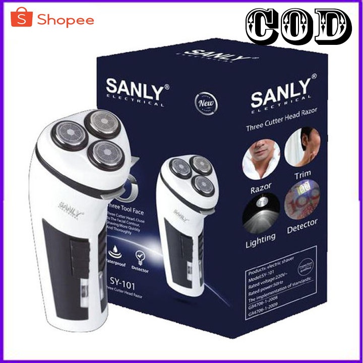 Alat Cukur Kumis,JENGGOT Electric Shaver SY-101 BERGARANSI RESMI 1 TAHUN M,ANTAP