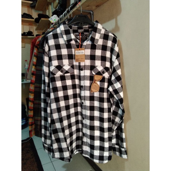 kemeja flanel eiger1989 trilium original kemeja kotak kotak kemeja flanel ori bahan tebal