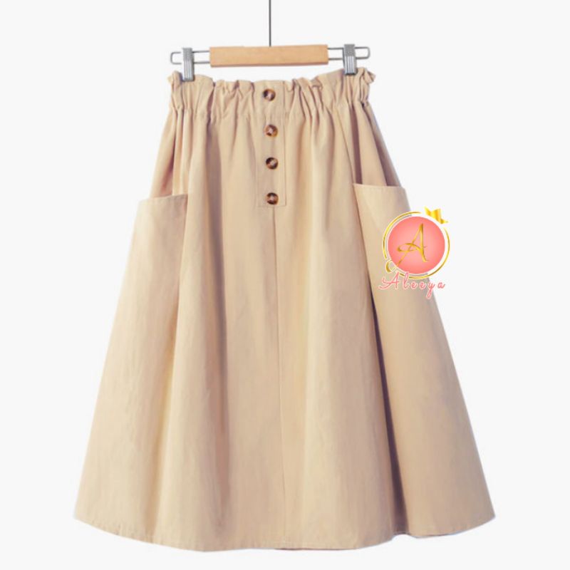 ALEEYA Rok Suede  7/8 / Jasmine Midi Skirt Suede (2517)