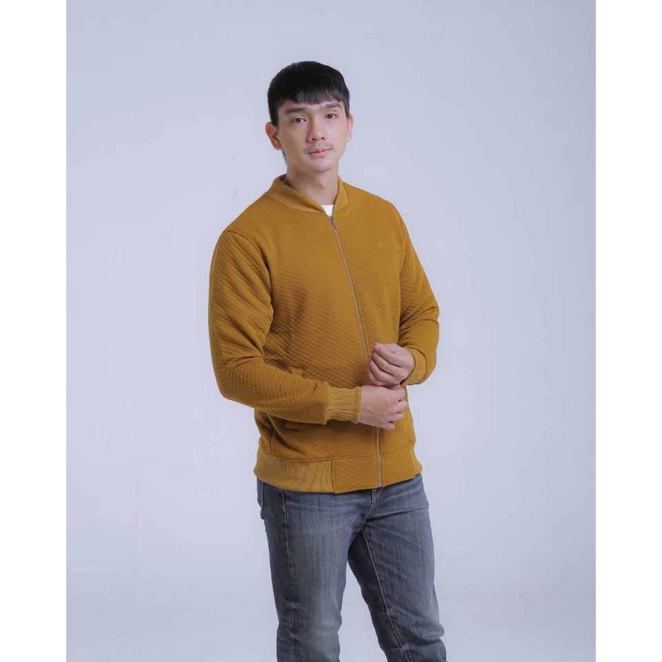 Jaket Sweater COMFY Bomber Polos Unisex