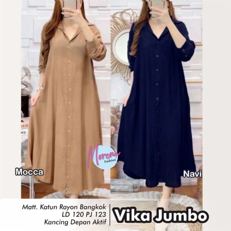 Barang Ori|VikaJumbo|TunikRayon|TunikJumbo