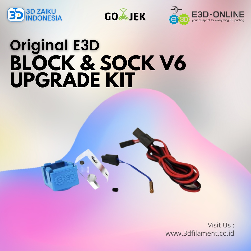 Original E3D V6 Block &amp; Sock Upgrade Kit from UK