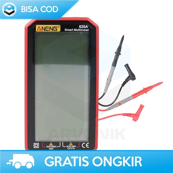 MULTIMETER PINTAR VOLTAGE TESTER PENGUKUR ARUS LISTRIK ANENG LCD ABS