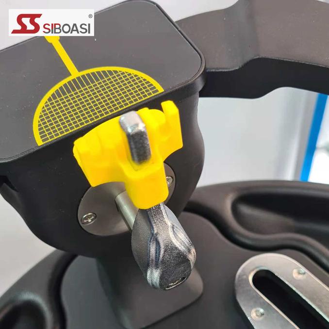 Dudukan Raket / Frame Holder Mesin Senar Siboasi ( Kuning )