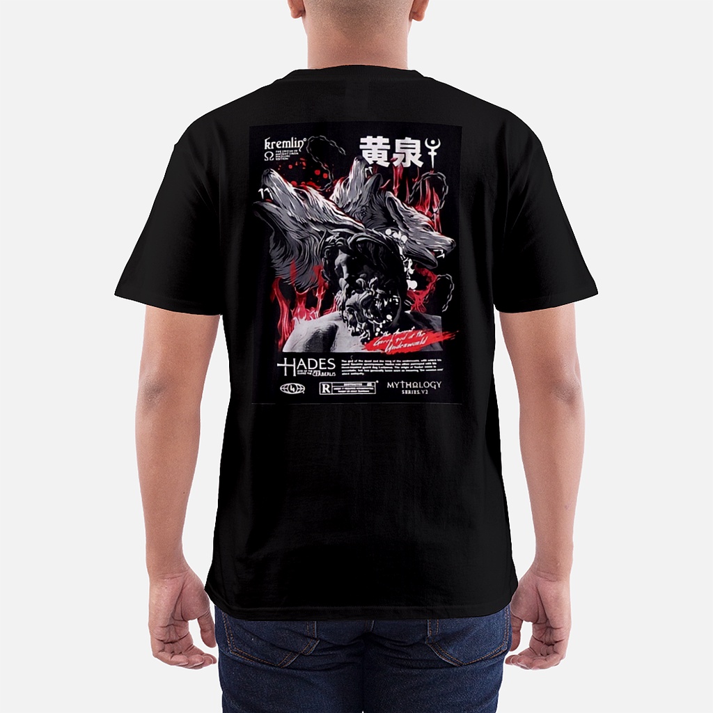 Soft T-Shirt Kremlin - hades of mythology wolf anime white
