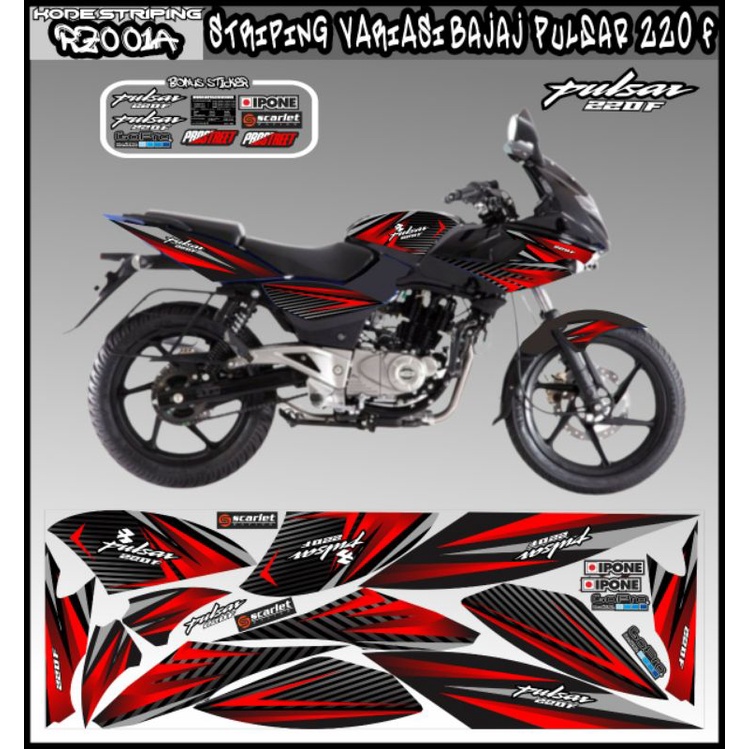 (Bisa COD) Striping sticker pulsar 125 kawasaki bajaj stiker bajaj/pulsar