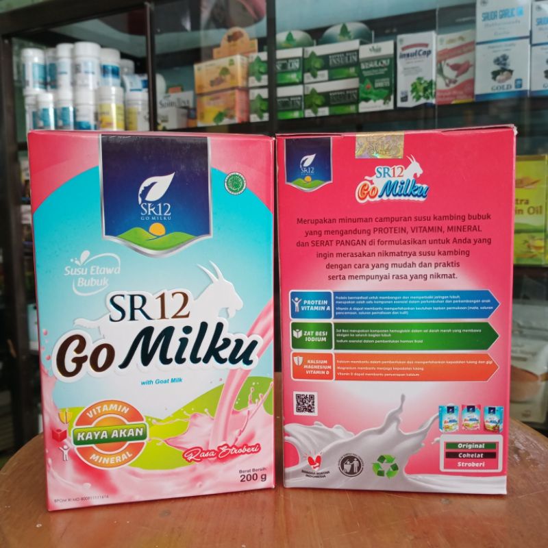 

SUSU KAMBING BUBUK GO MILKU SR12 RASA STROWBERI
