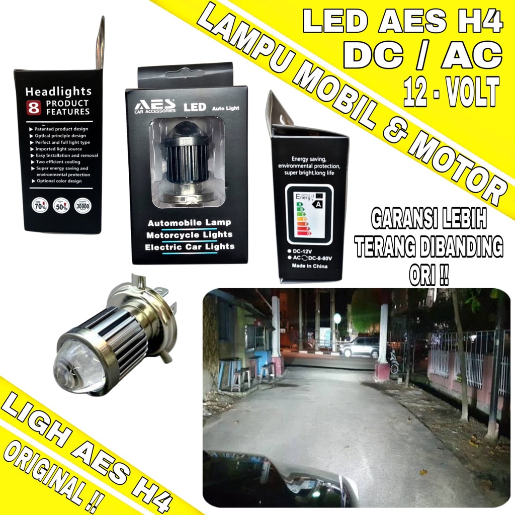 P99S ( ORI ) LAMPU LED HEADLAMP H4 LASER I Bohlam Led H4 Laser