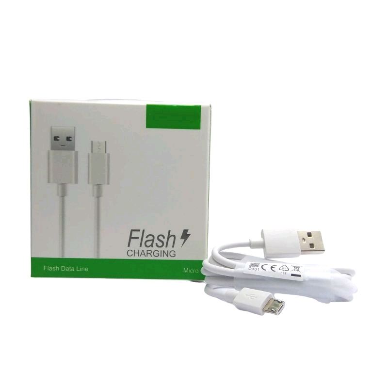 KABEL DATA OPPO MICRO USB 2A 100CM COMPATIBLE FOR OPPO A1K / OPPO A11K / OPPO A12 / OPPO A15 / OPPO A15S