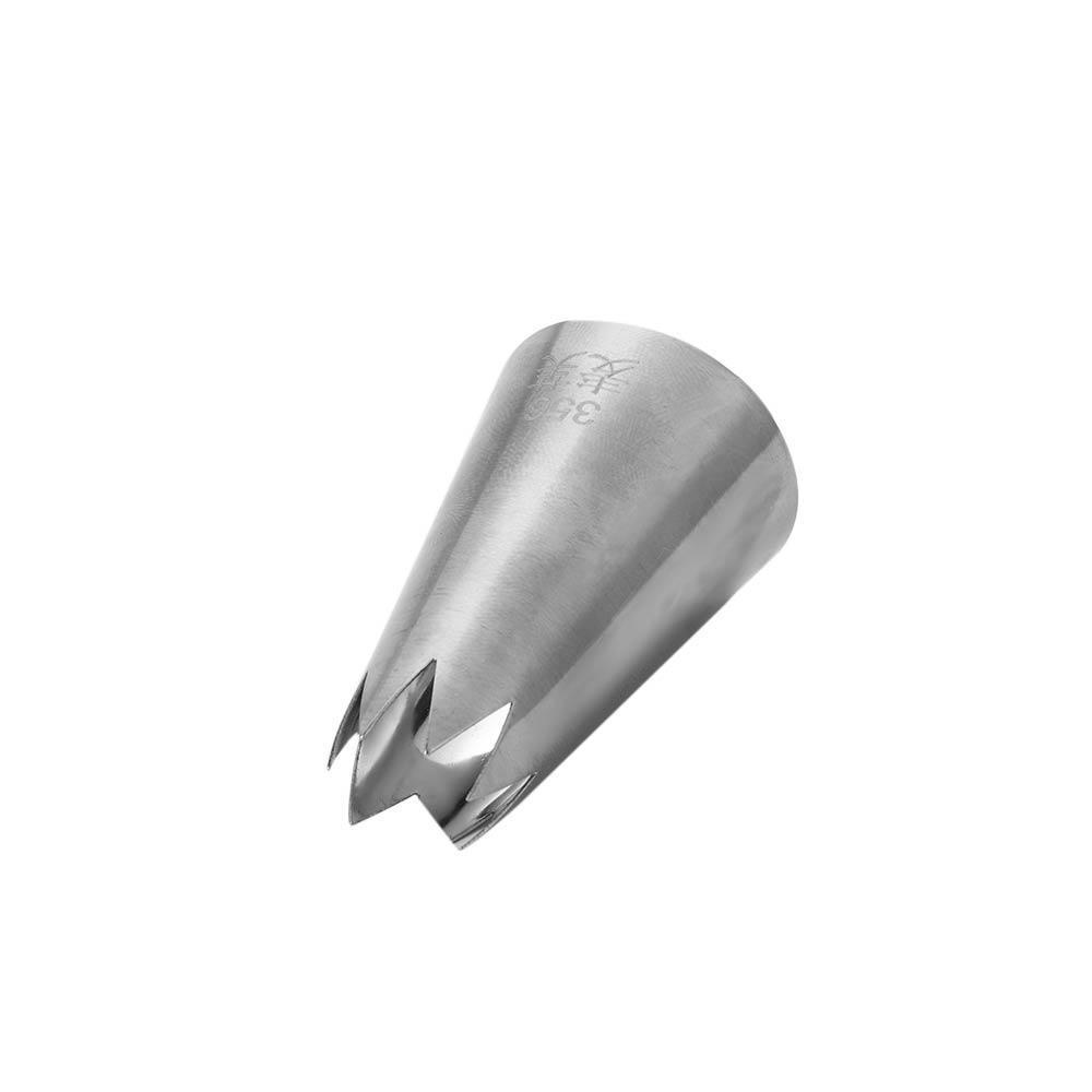 Preva Flower Icing Piping Nozzle Bakery Pastry Tips Alat Es Krim Cupcake Stainless Steel
