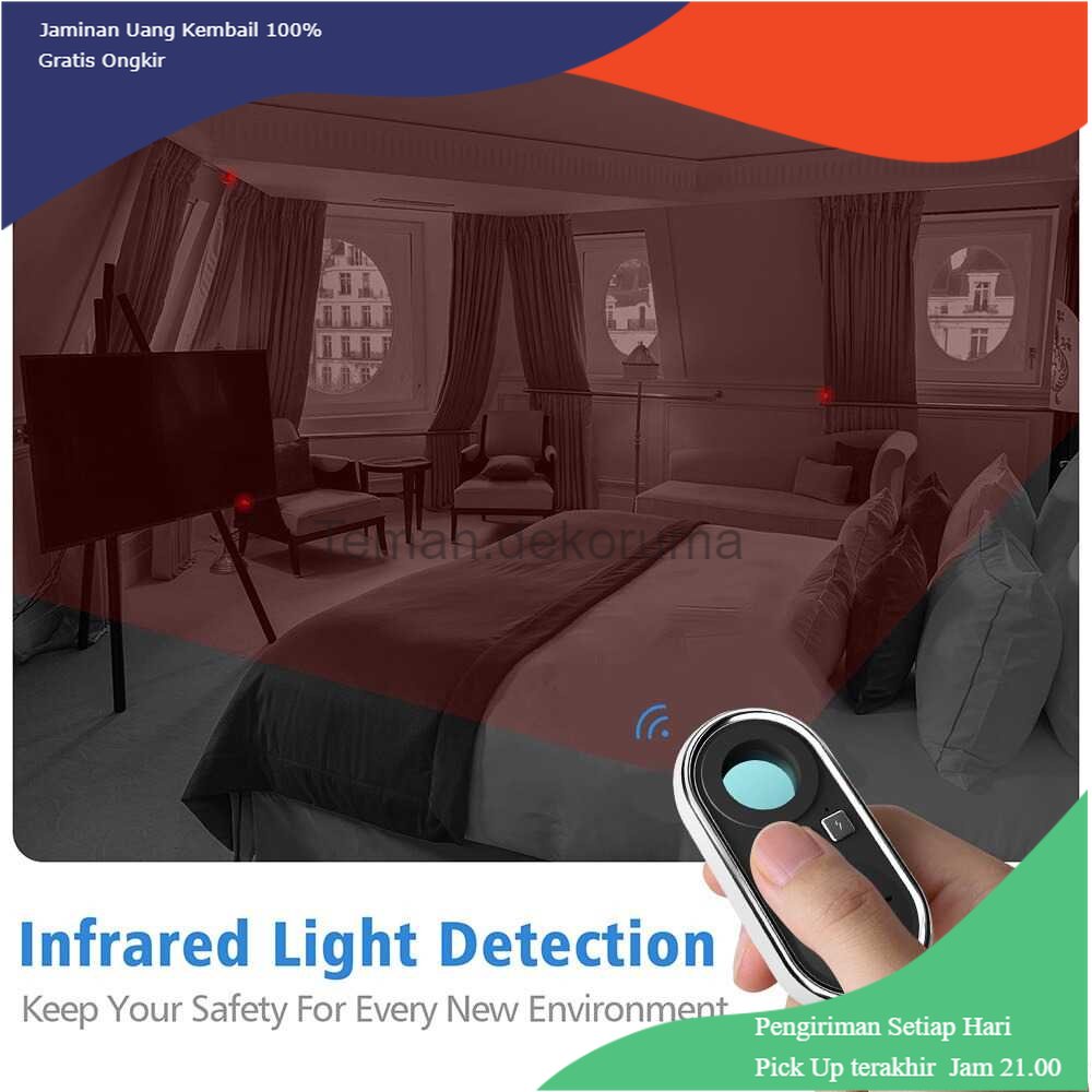 TD - BAL SecureTech Detektor Penyadap Kamera Spy Hidden Camera Detector - S200