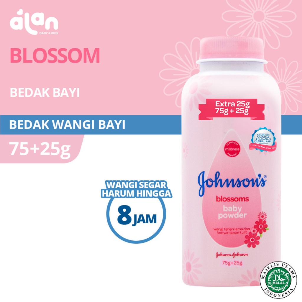 Johnson's Baby Powder All Variant 50gr, 75+25gr dan 100gr