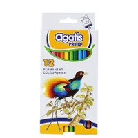 AGATIS PRIME WOOD PERMANENT COLOUR PENCIL HEXAGONAL C12 STAEDTLER 111GPH-1201