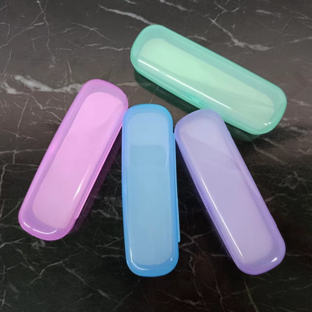 FAB Kotak Kacamata Transparant /Box Kacamata / Tempat Kacamata Pastel - S1006