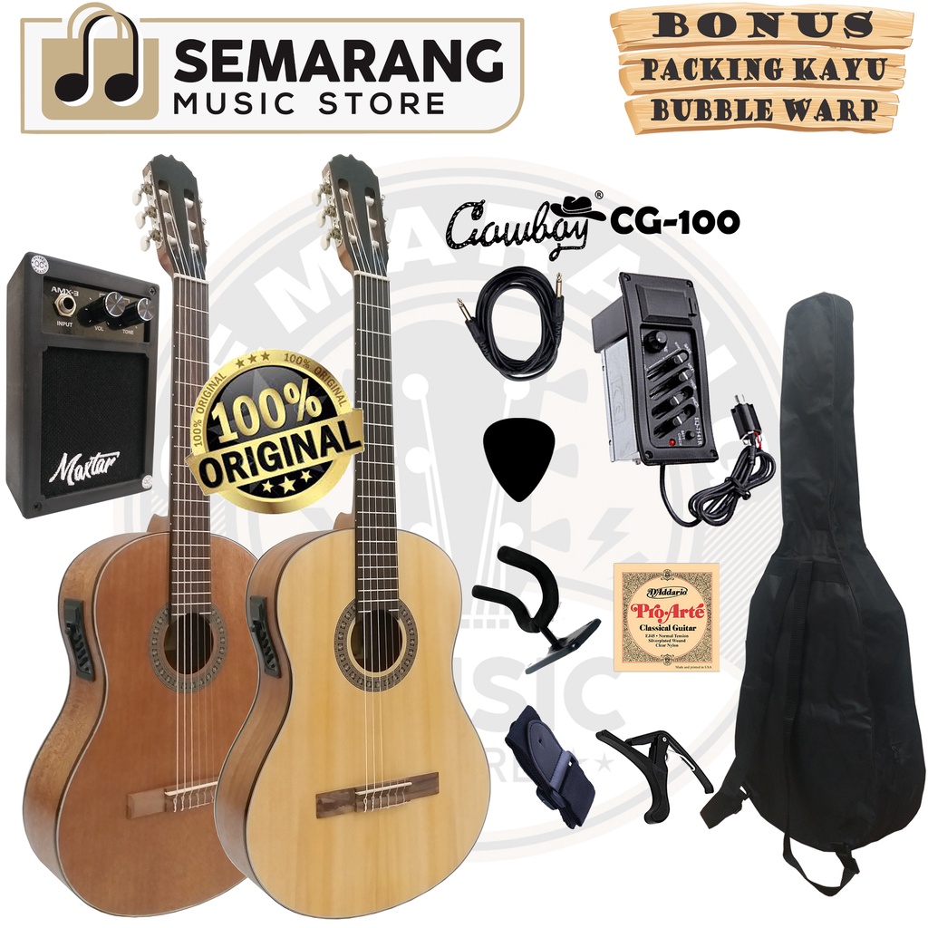 ORIGINAL!!! Gitar Klasik Elektrik Import Merk Cowboy Equalizer 7545r CG-100 NA CG 100NS