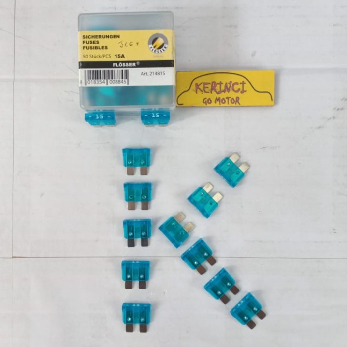 SEKRING FUSE DX BIG 15A FLOSSER GERMANY SKRING TANCAP - SEKRING TUSUK