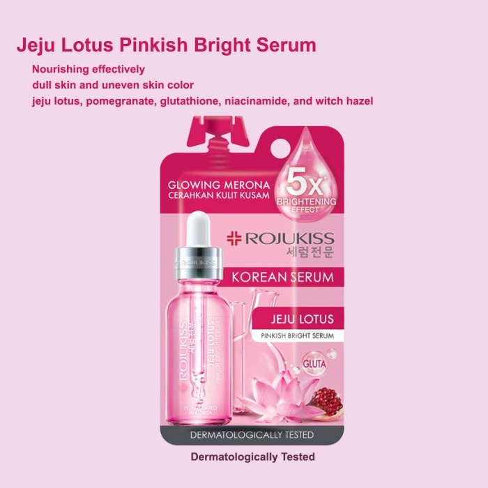 ROJUKISS Jeju Lotus Pinkish Bright Serum