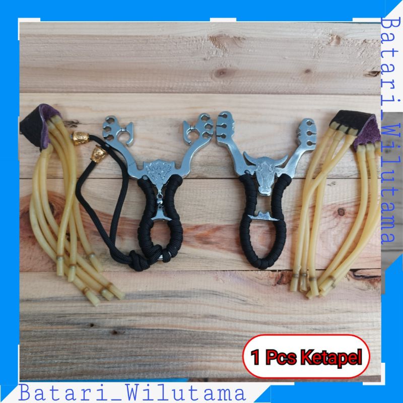 COD Ketapel Berburu Outdoor Slingshot Stainless Steel
