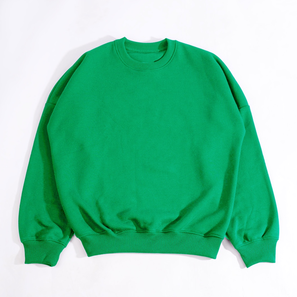 Crewneck Boxy Oversized Jade Green