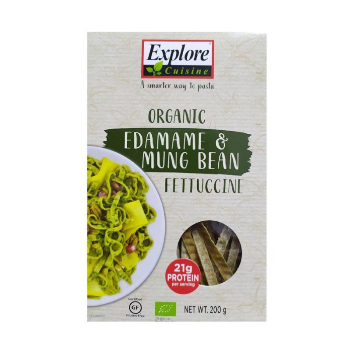 

Explore Cuisine Organic Spaghetti Futtuccine 200gr High Protein Pasta