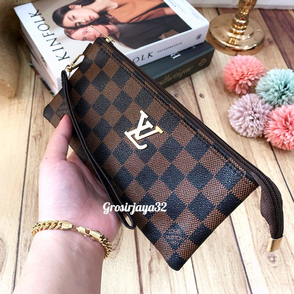 (GROSIRJAYA32) DOMPET CH4NN3L SAPHIRE SUPER DOMPET WANITA CH4NN3L FLIP POUCH