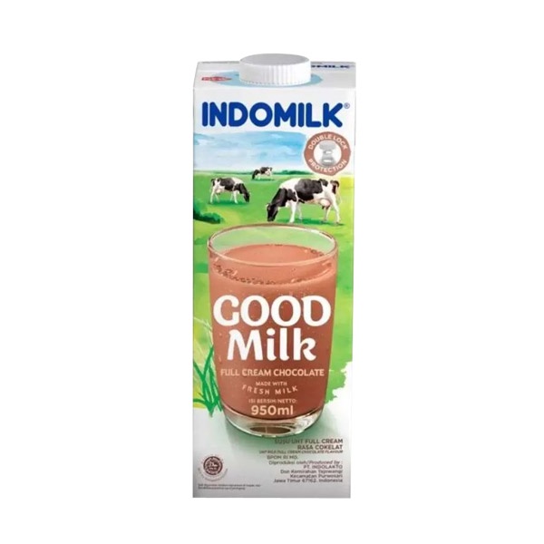 Promo Harga Indomilk Susu UHT Cokelat 950 ml - Shopee