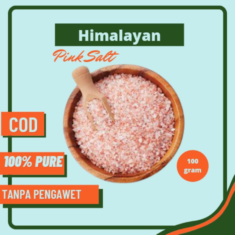 

Garam Himalaya Himalayan Pink Salt Laut Krosok 100gr