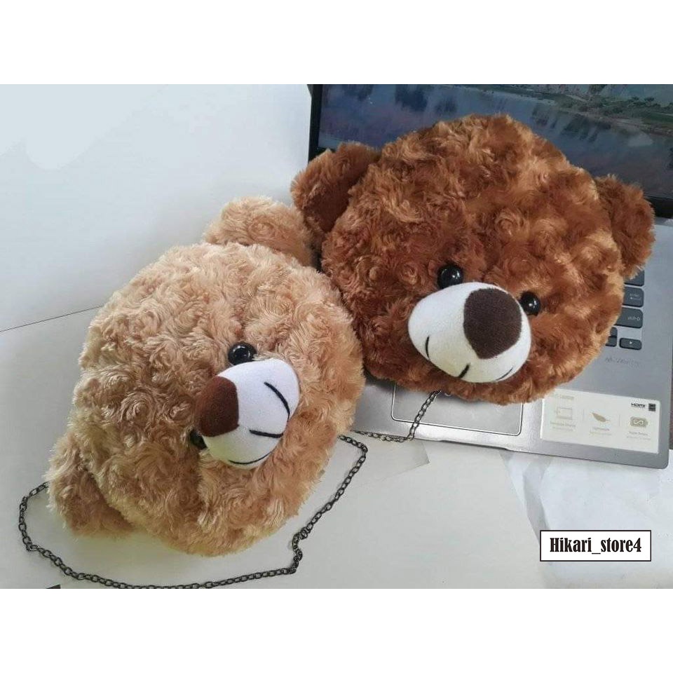 Tas Selempang Boneka / Tas Boneka / Tas Boneka Beruang / Tas Bahu Boneka Beruang / Tas Selempang Bah